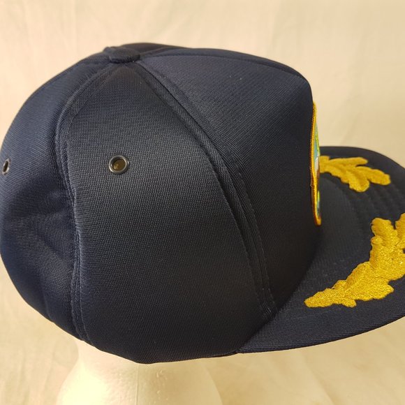 RCMP PRINCE GEORGE Leaves Hat Cap Snapback Vintage 80s police - Picture 6 of 11